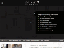 Tablet Screenshot of bresil-paris-hotel.com